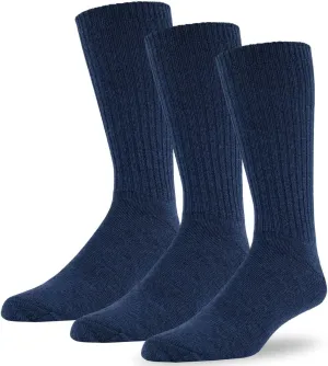 J.B. Field's 96% Merino Wool Weekender Casual Socks, Soft and Itch-free, For Hiking Trekking Running Socks, 3 Pairs