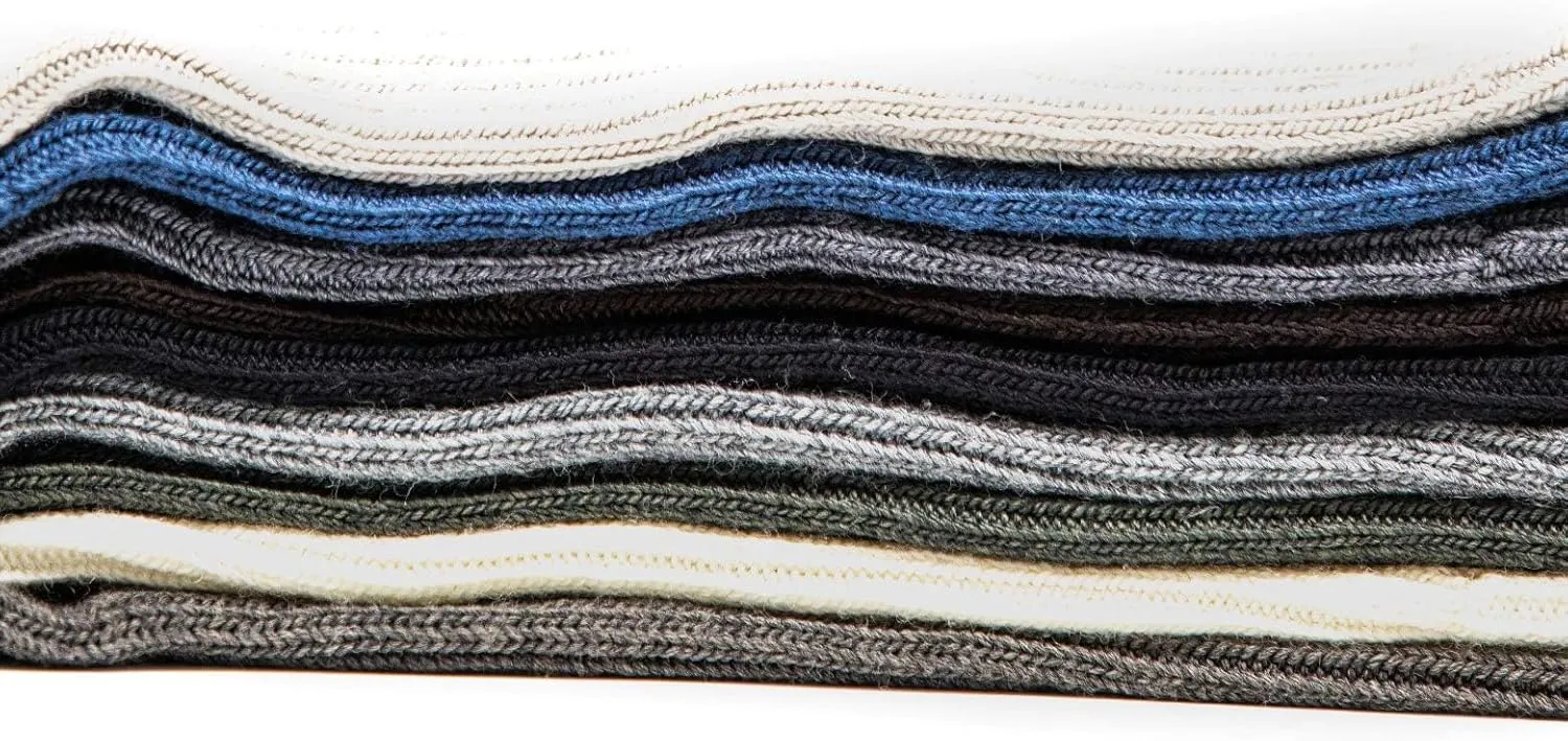 J.B. Field's 96% Merino Wool Weekender Casual Socks, Soft and Itch-free, For Hiking Trekking Running Socks, 3 Pairs