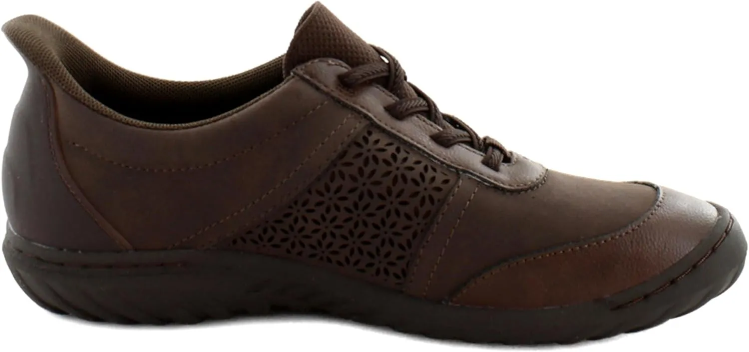 JBU Women's Veronica Touchless Easy Slip On Comfort Casual Flat Sneaker
