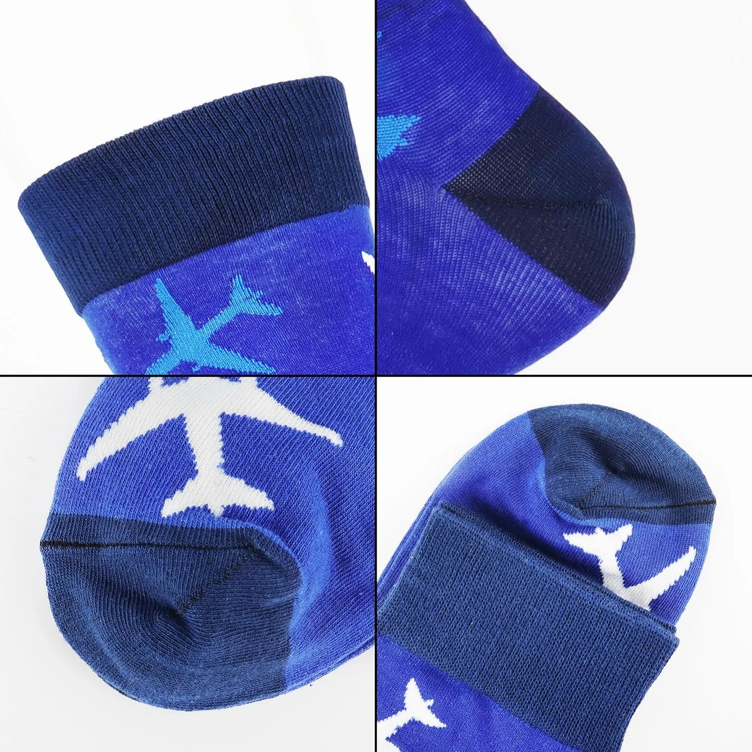 Jeasona Mens Funny Fun Crazy Funky Dress Crew Socks Gifts for Men Dad Grandpa