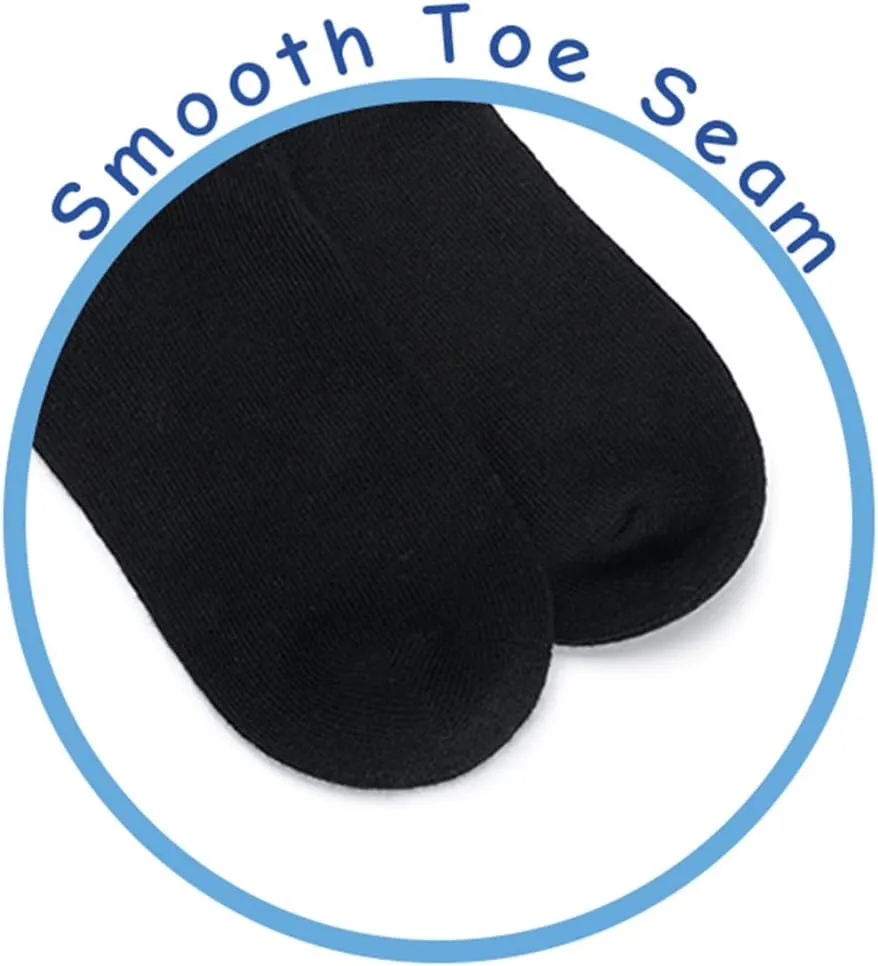 Jefferies Socks Womens Seamless Cotton Turn Cuff Ankle Socks 3 Pair Pack