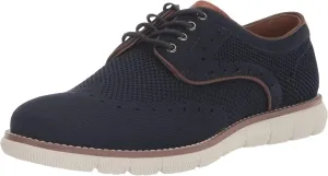 Johnston & Murphy Big Kid Holden Knit Wingtip Boys Dress Casual Lace-Up Shoe