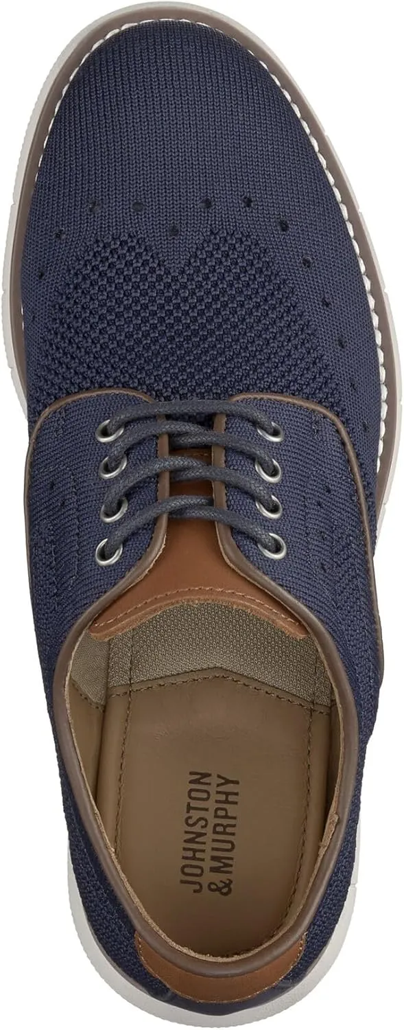 Johnston & Murphy Big Kid Holden Knit Wingtip Boys Dress Casual Lace-Up Shoe
