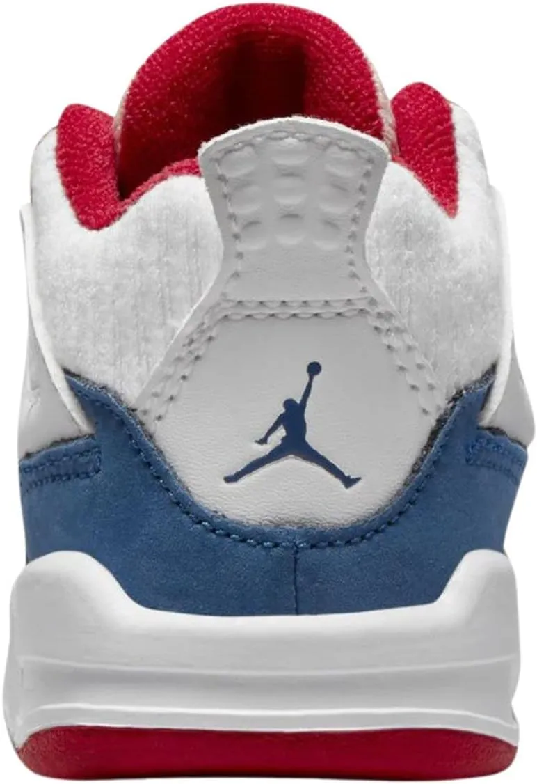 Jordan Toddler's 4 Retro Messy Room French Blue/White-Gym Red (DR6951 400)