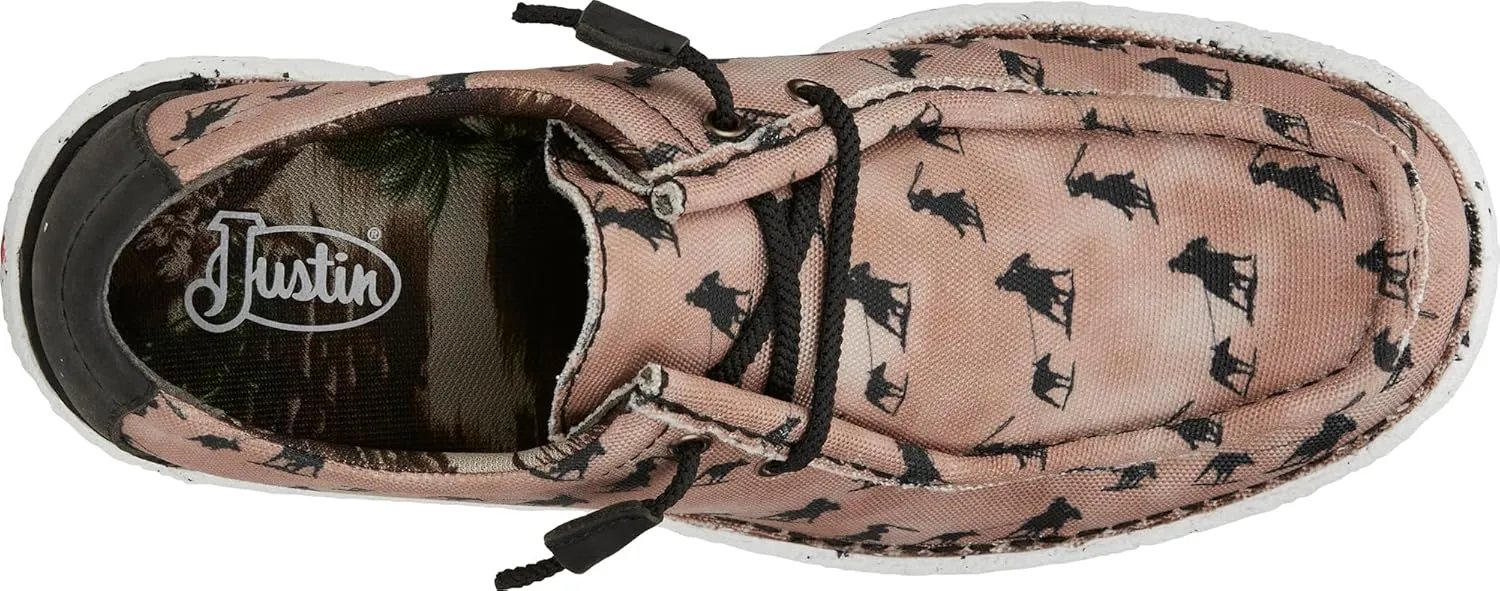 Justin Hazer Print Men's Loafers - Stylish Slip-On Shoes for Casual and Formal Wear, Comfortable and Durable Design
