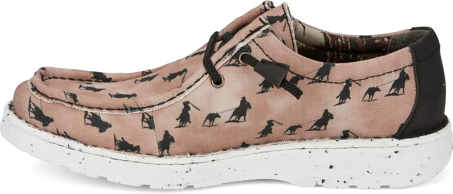 Justin Hazer Print Men's Loafers - Stylish Slip-On Shoes for Casual and Formal Wear, Comfortable and Durable Design