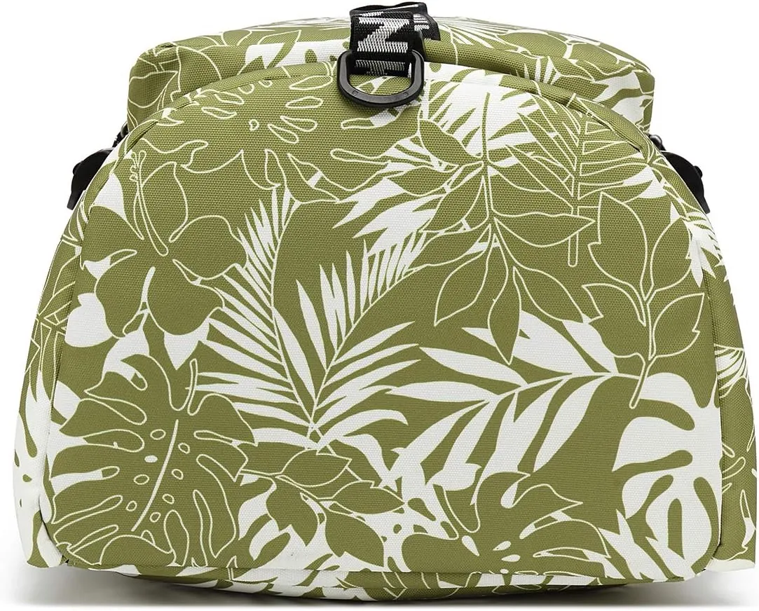 Kalesi Gym Duffle Bag Backpack 4-Way Waterproof with Shoes Compartment for travel Sport Hiking laptop (olive-green)
