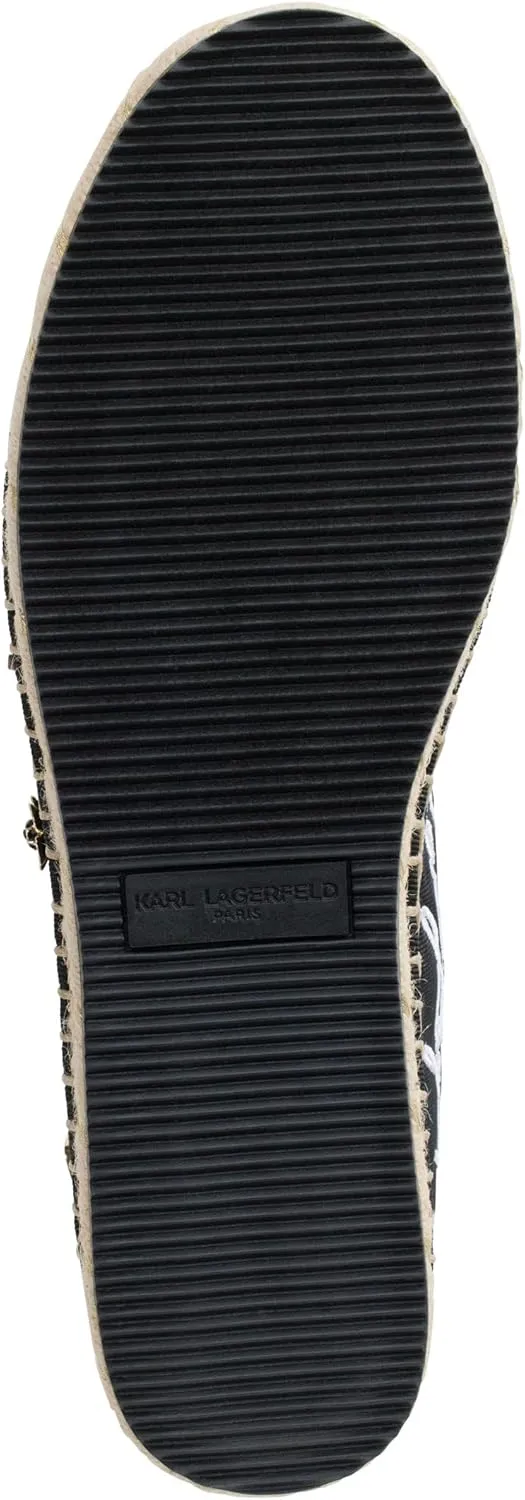 Karl Lagerfeld Paris Women's Cushioned Insole Everyday Michaela Rue Pins Shoe Platform