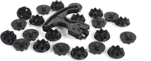 KD Willmax Universal Cricket Spikes (24pcs) – Fits All Major Brands – Soft, Durable & High-Traction Spikes for Pro Players