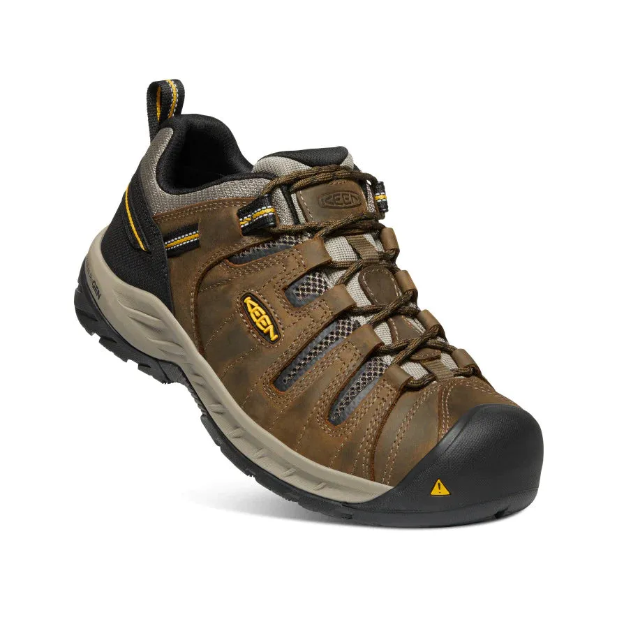 Keen Men's Flint II (Soft Toe) 9.5D Cascade Brown/Golden Rod