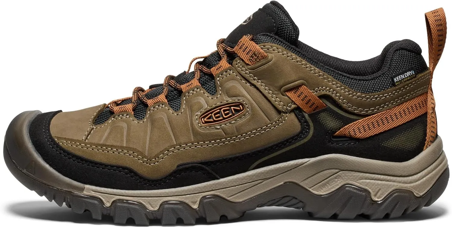 KEEN Men's Targhee 4 Low Height Durable Comfortable Waterproof Hiking Shoe