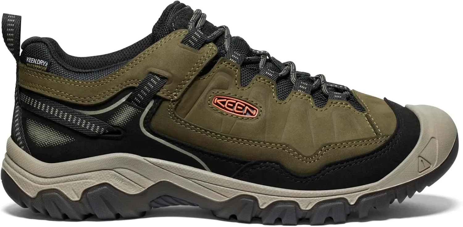 KEEN Men's Targhee 4 Low Height Durable Comfortable Waterproof Hiking Shoe
