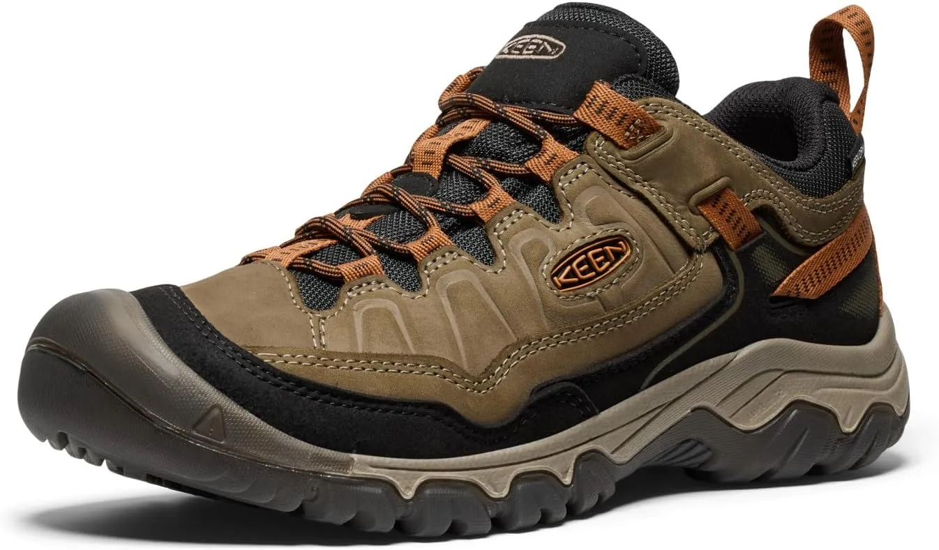 KEEN Men's Targhee 4 Low Height Durable Comfortable Waterproof Hiking Shoe