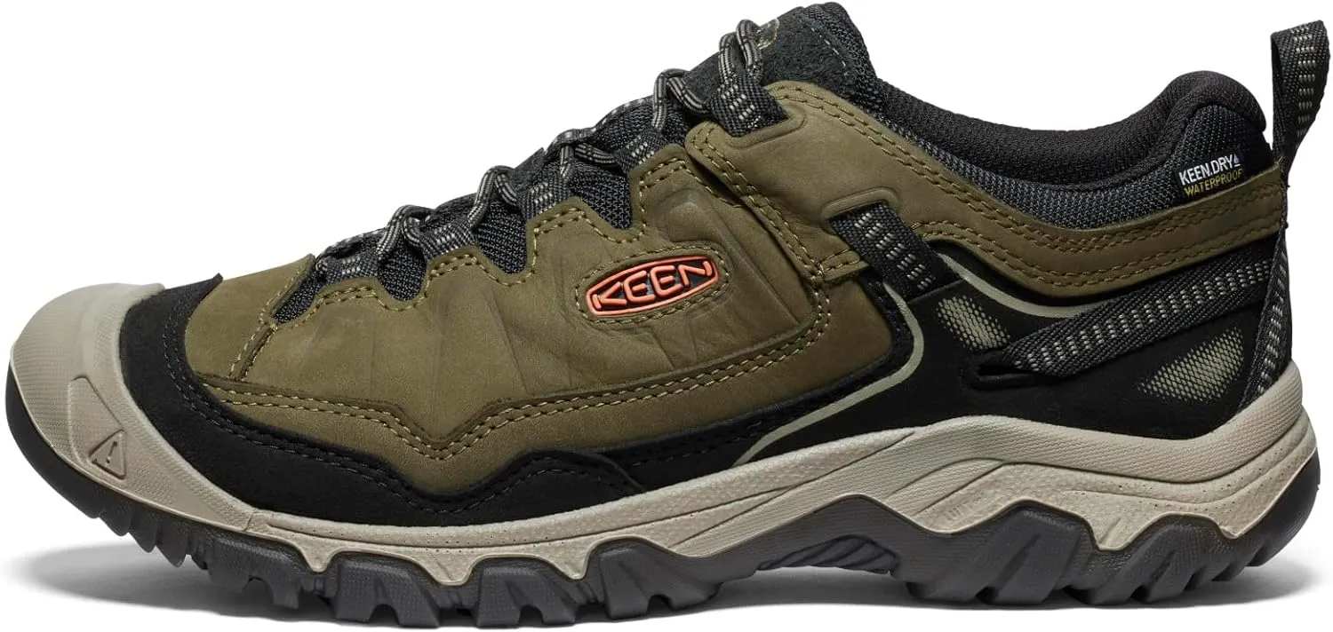 KEEN Men's Targhee 4 Low Height Durable Comfortable Waterproof Hiking Shoe