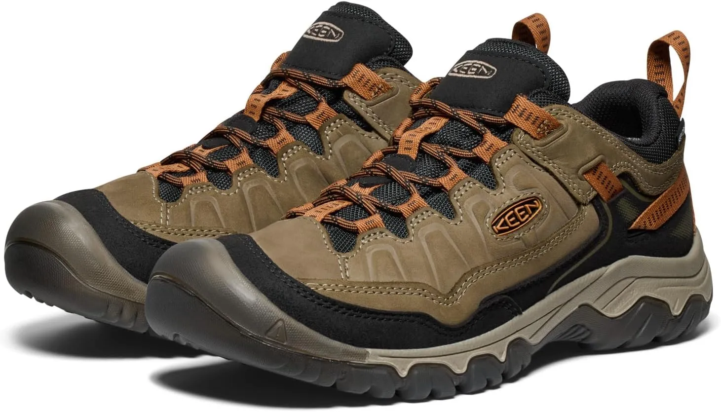KEEN Men's Targhee 4 Low Height Durable Comfortable Waterproof Hiking Shoe