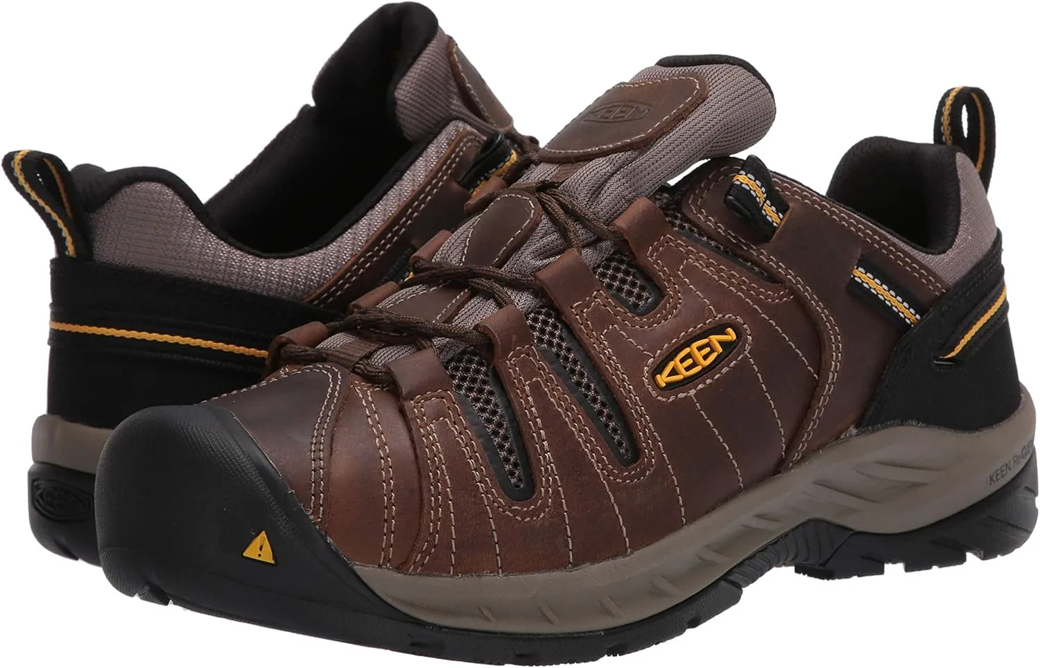 KEEN Utility Men's Flint 2 Low Height Soft Toe Breathable Durable Construction Work Shoe