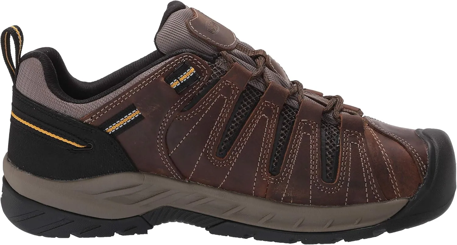 KEEN Utility Men's Flint 2 Low Height Soft Toe Breathable Durable Construction Work Shoe