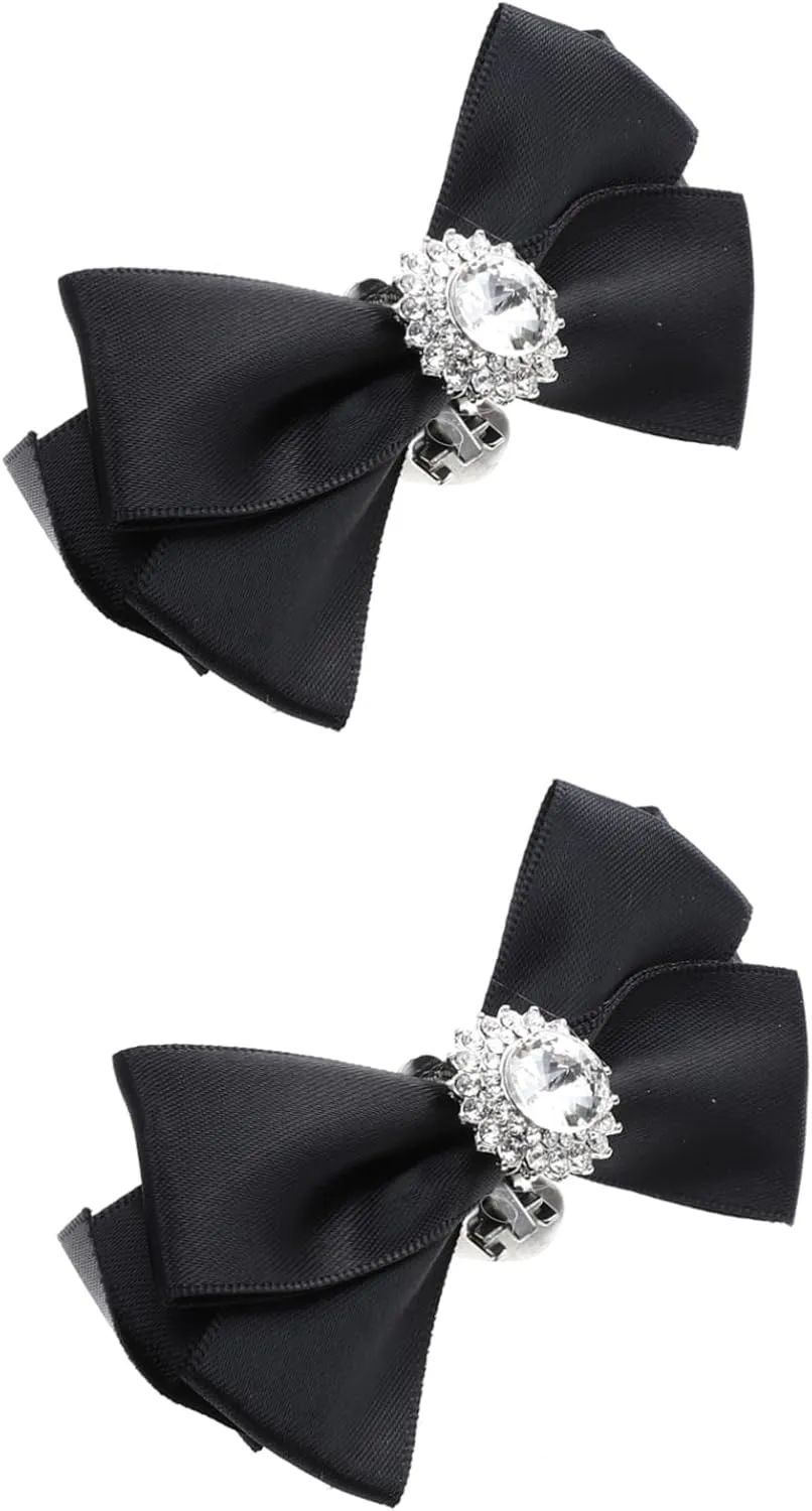 KESYOO 1Pair Detachable Rhinestone Shoe Buckles for Brides Elegant Shoe Ornaments Durable Decoration for Weddings Parties and Everyday Wear