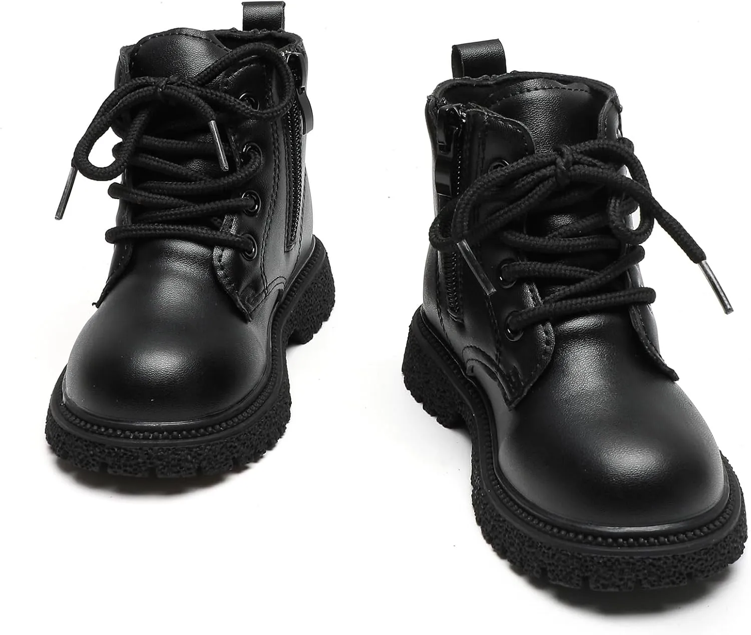 Kids Boots Bright Color Side Zipper Cute Ankle Boots