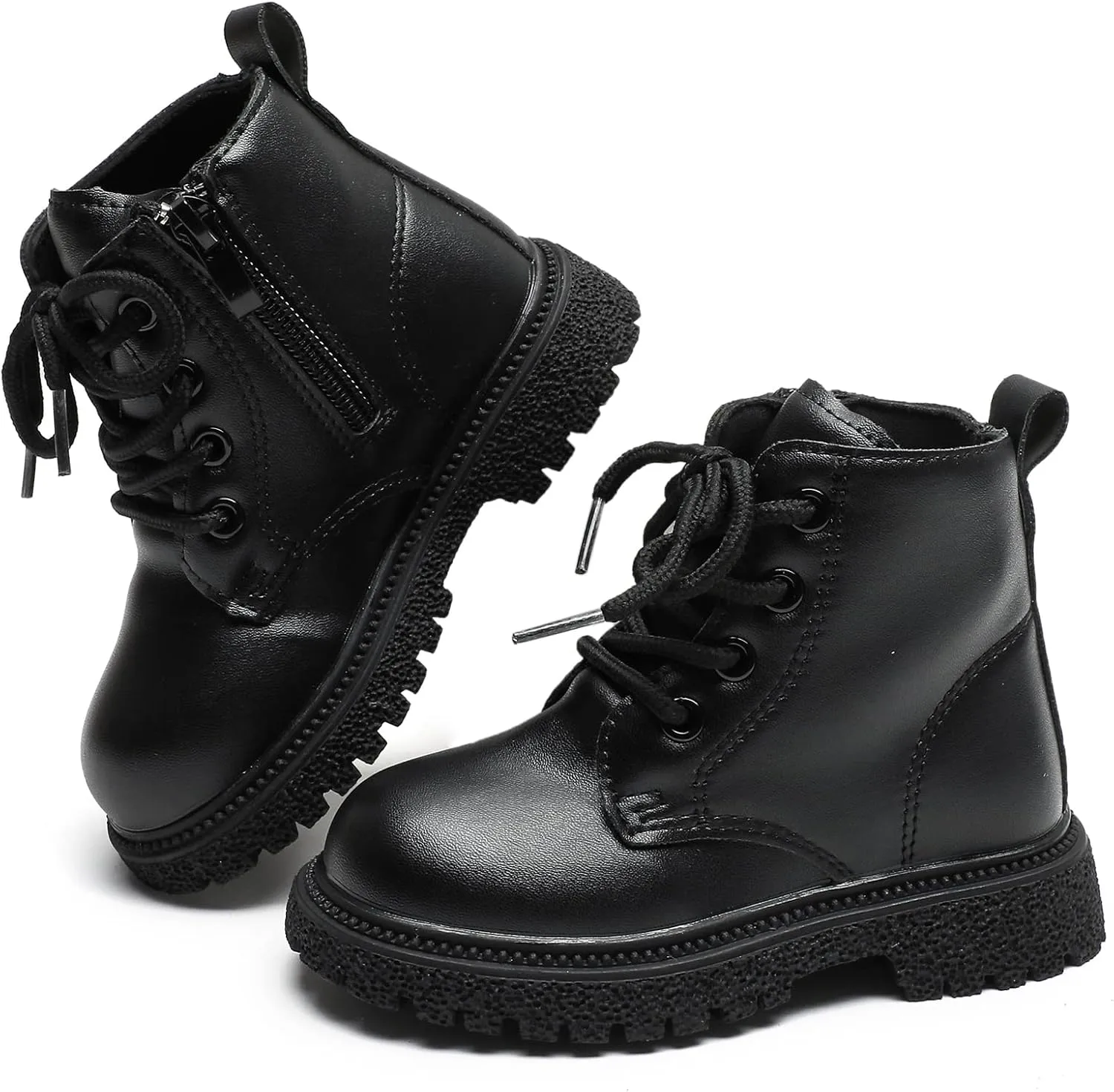 Kids Boots Bright Color Side Zipper Cute Ankle Boots