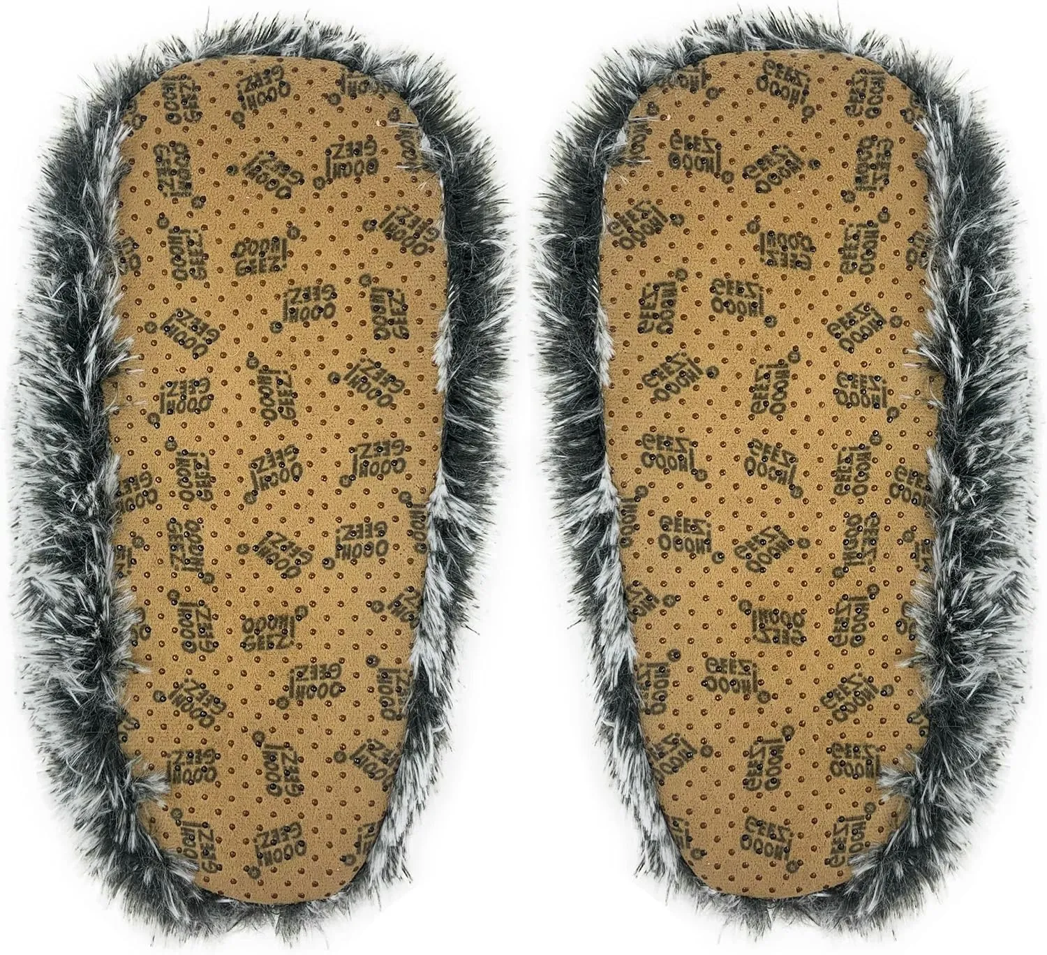 Kids Funny Soft Fuzzy Animal Slippers, Cute Cozy Non-Slip House Shoes for Boys & Girls, Shoe Size 1-4