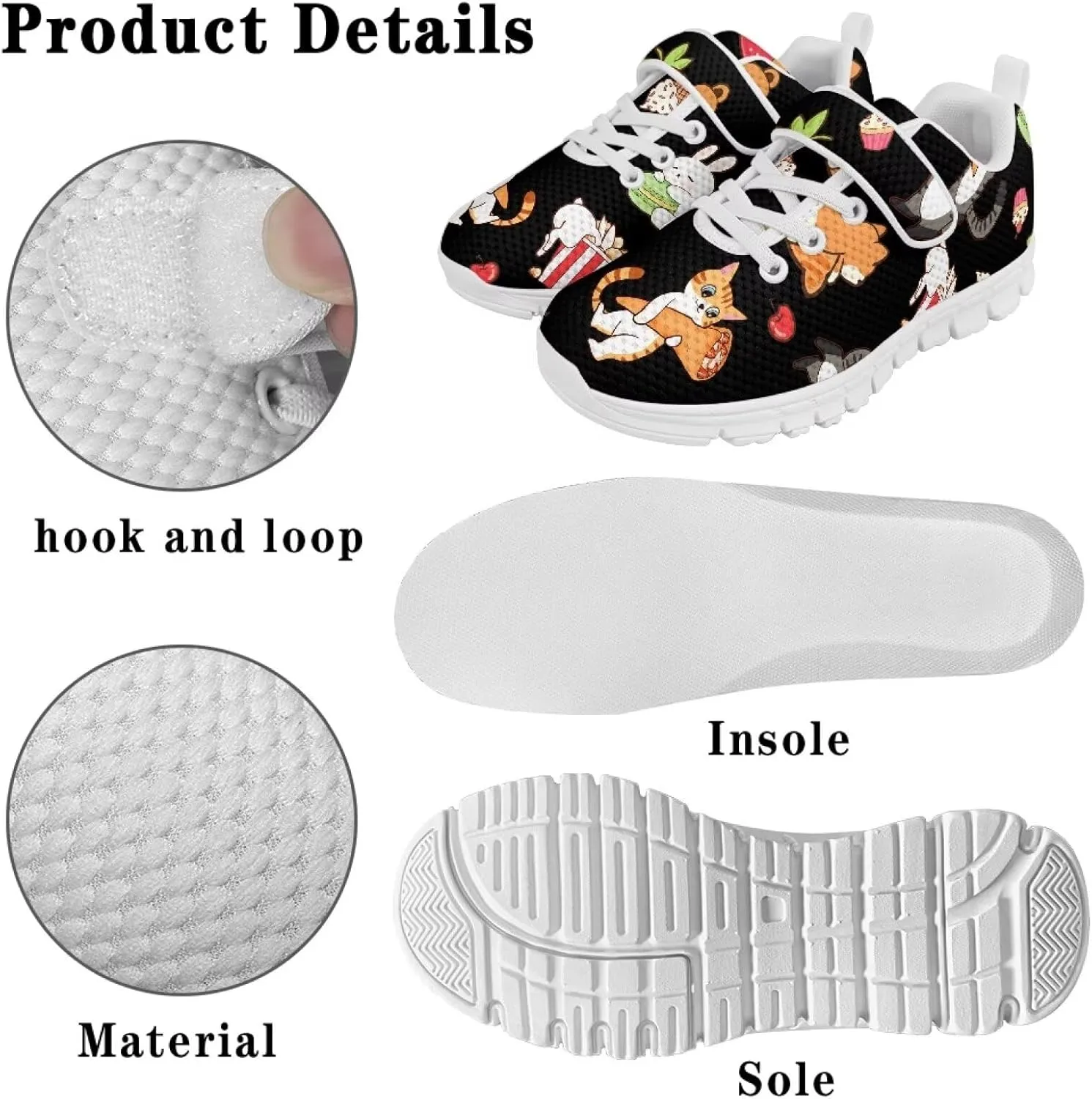 Kids Pickleball Sneakers Size 11 to 15,Boys Girls Spring Jogging Shoes Breathable Athletic Shoes with One Strap