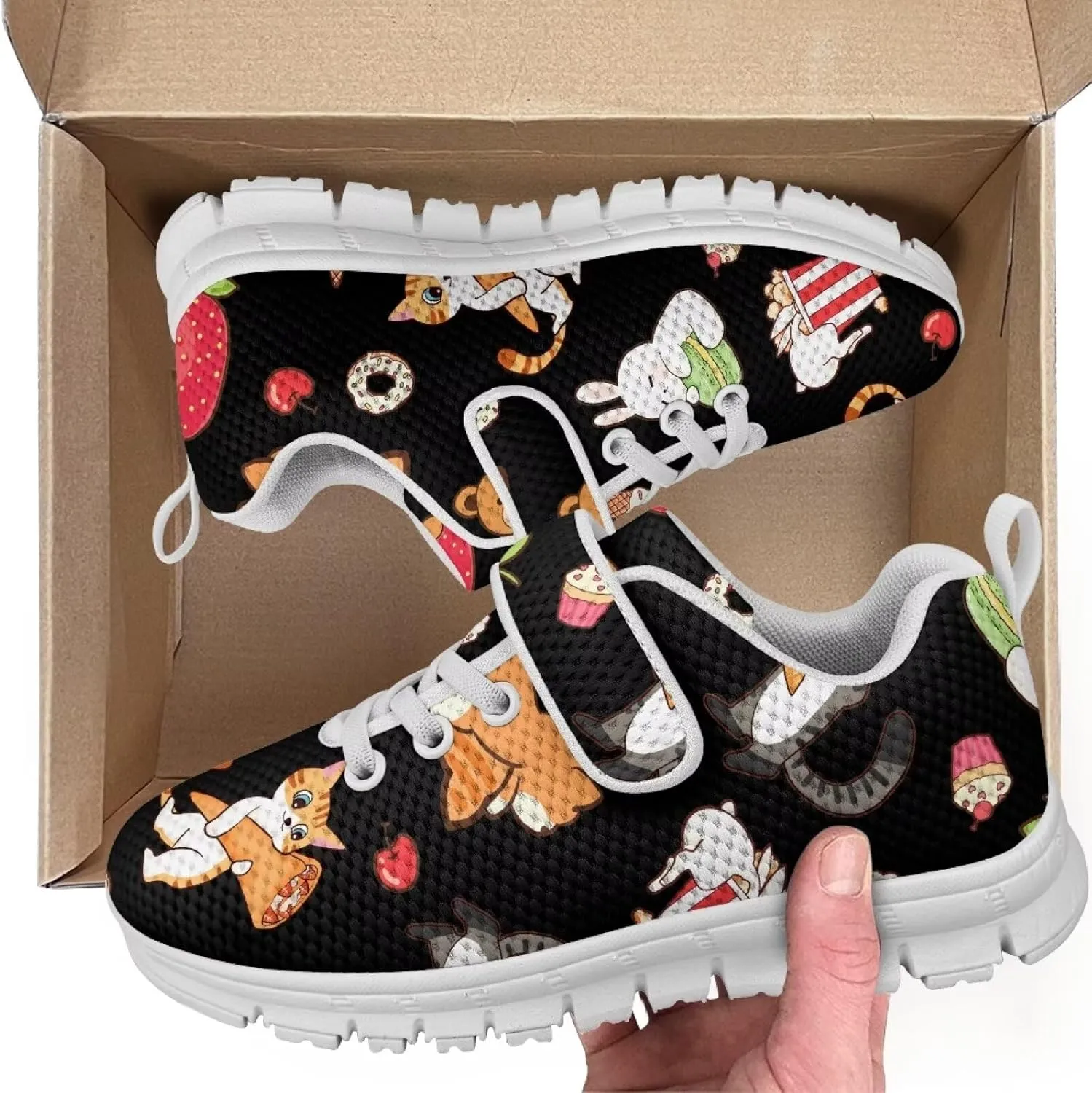 Kids Pickleball Sneakers Size 11 to 15,Boys Girls Spring Jogging Shoes Breathable Athletic Shoes with One Strap