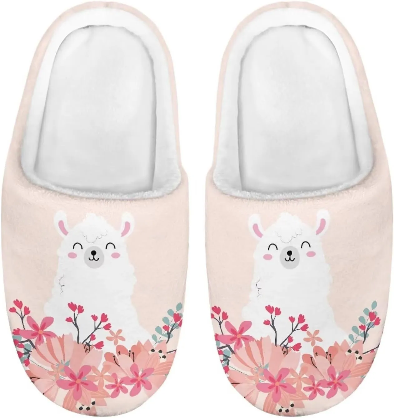 Kids Winter Warm Cotton Slippers Soft Plush Slippers Indoor Non Slip Flannel Fuzzy House Shoes for Boys Girls US 9-15