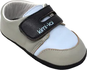Kimi & Kai Boys First Walker Toddler Baby Colorblock Soft Sole Lambskin Leather Shoes