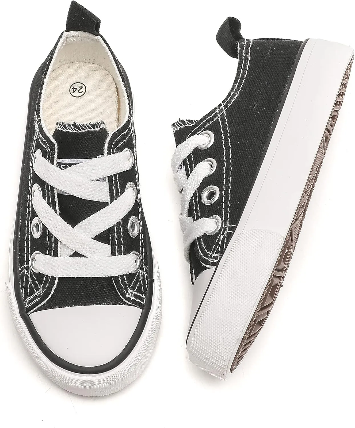 Komfyea Boys and Girls Soft Sole Toddler Little Kids Sneaker Shoes