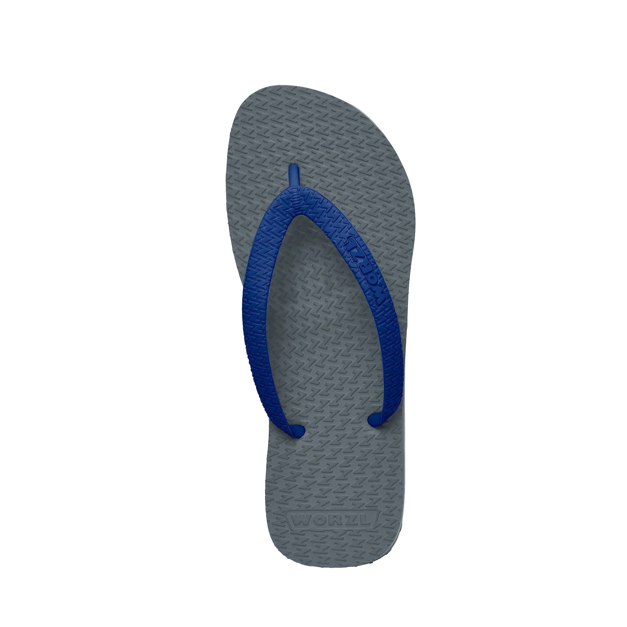 LIGHT GREY - Kids non plastic, biodegradable, rubber flip flops made in the UK.