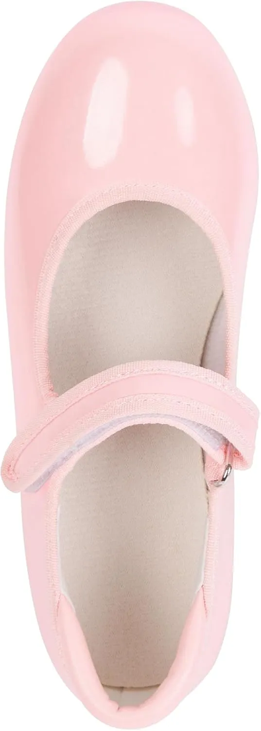 Linodes Easy Strap Tap Shoe Dance Flats for Girls and Boys (Toddler/Little Kid/Big Kid)