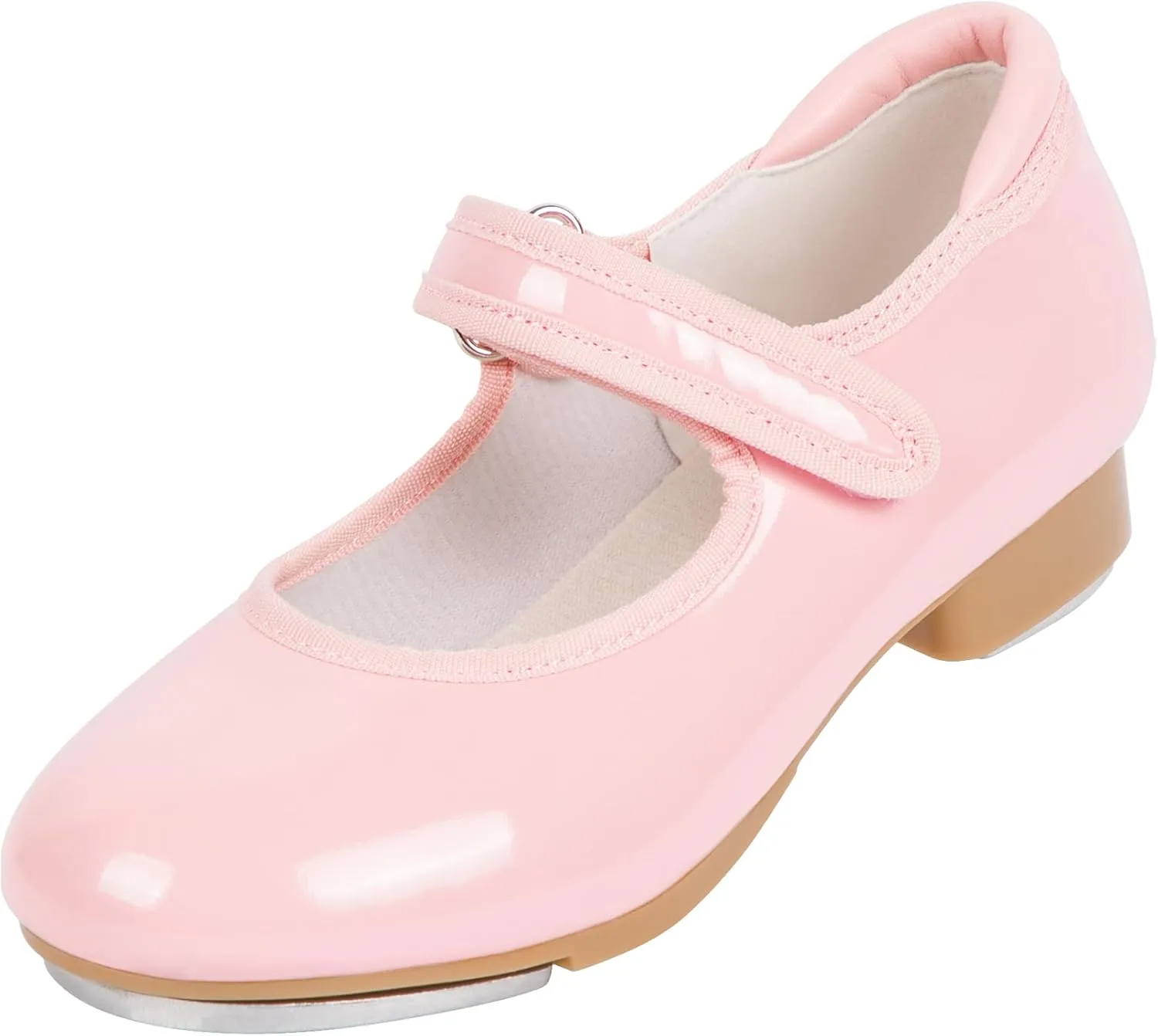 Linodes Easy Strap Tap Shoe Dance Flats for Girls and Boys (Toddler/Little Kid/Big Kid)