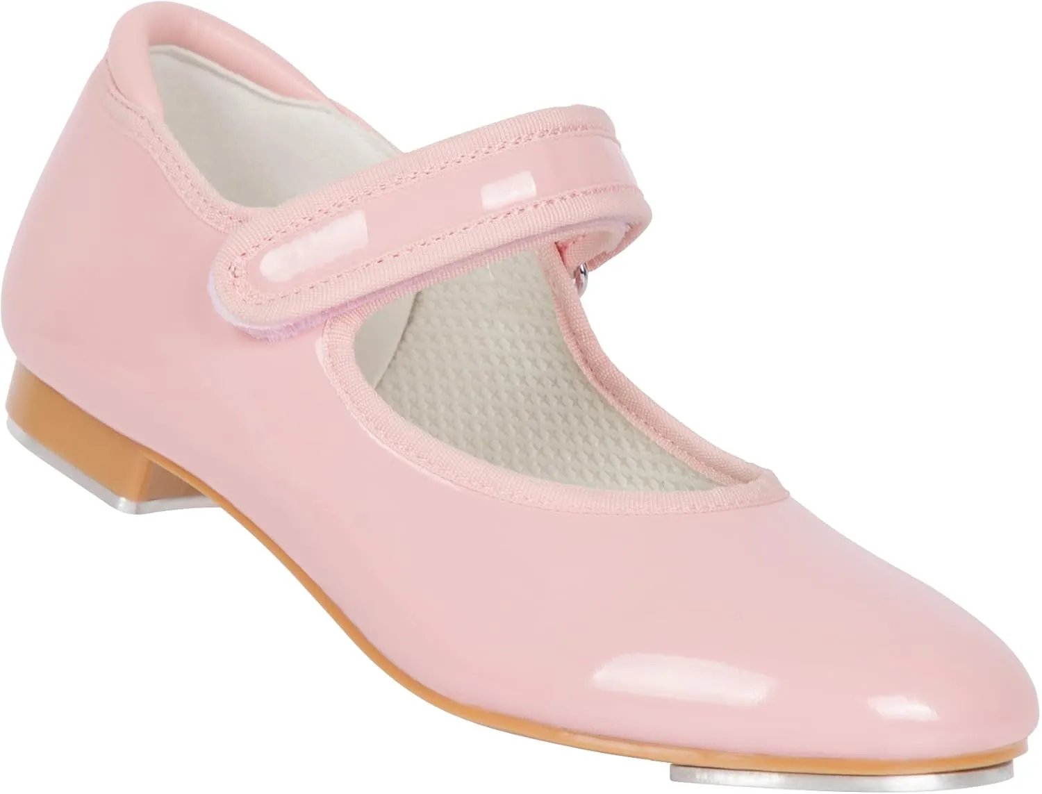 Linodes Economy Unisex-Child Easy Strap Tap Shoe for Girls and Boys Tap Flat