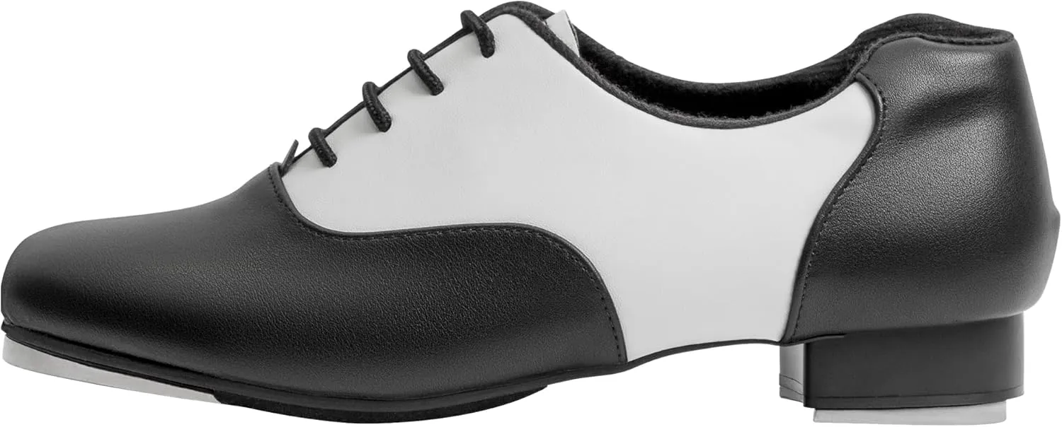 Linodes PU Leather Lace Up Tap Shoe Dance Shoes for Women and Men's Dance Shoes Colorful