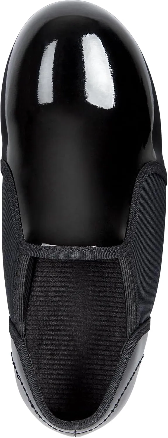 Linodes Unisex-Child Elastic Slip on Tap Shoe for Girls and Boys Tap Flat