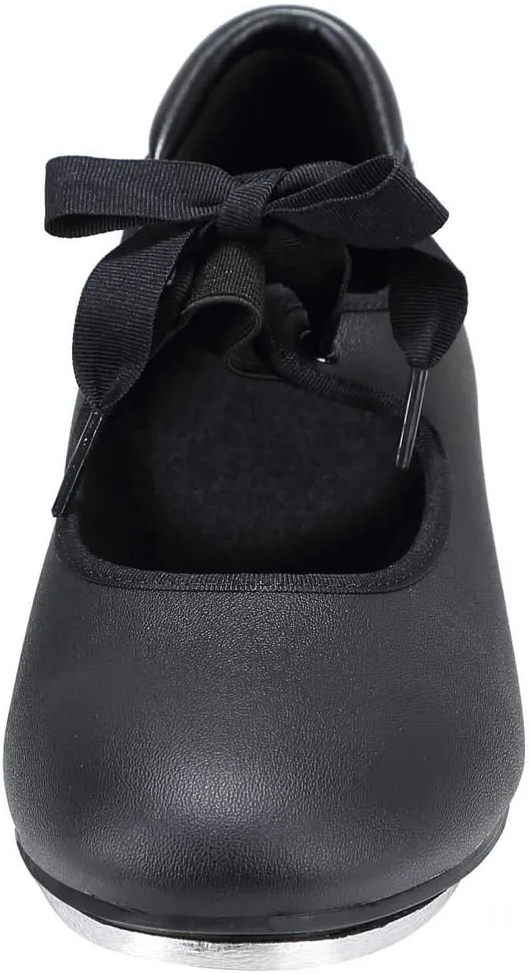 Linodes Unisex PU Leather/Patent Ribbon Tie Tap Shoe Dance Shoes for Women and Men's Dance Shoes-601
