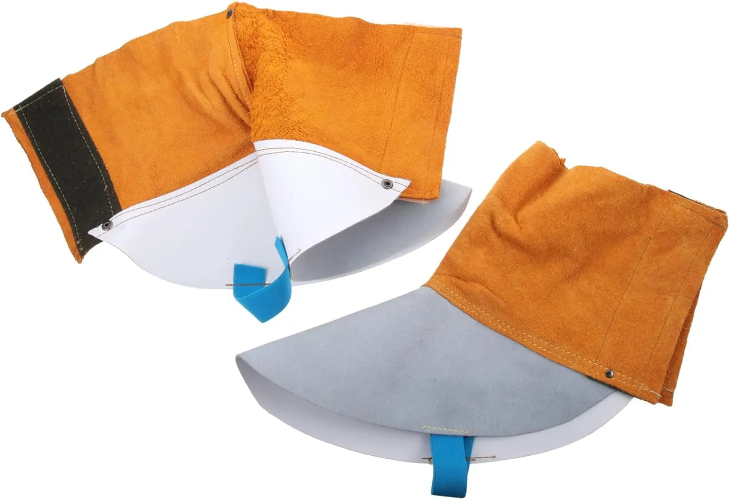 Lurrose 1Pair Welding Shoe Covers Cowhide Foot Protectors and Heat Insulating Welding Spats for Work Easy to Wear Non Slip Design for Welders and Industrial Use