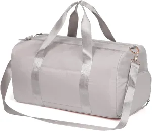 MABROUC Duffle Bag For Women, Sports Duffel Bag for Gym with Wet Pocket & Shoe Compartment, Overnight Weekender Travel Bag