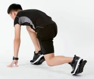 Mechanical running shoes Bouncing Spring shock absorption running Shoe
