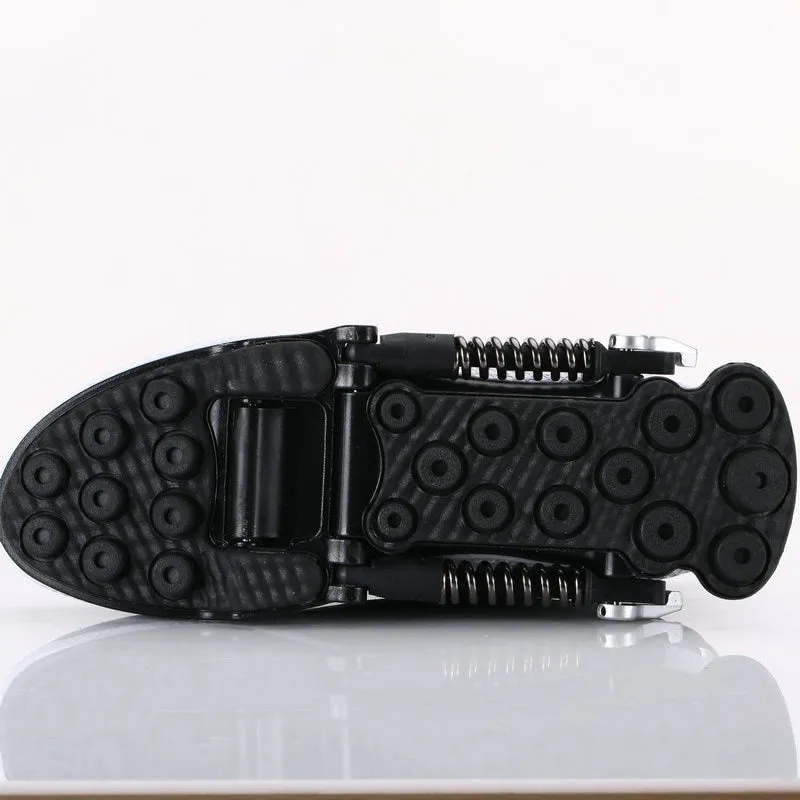 Mechanical running shoes Bouncing Spring shock absorption running Shoe