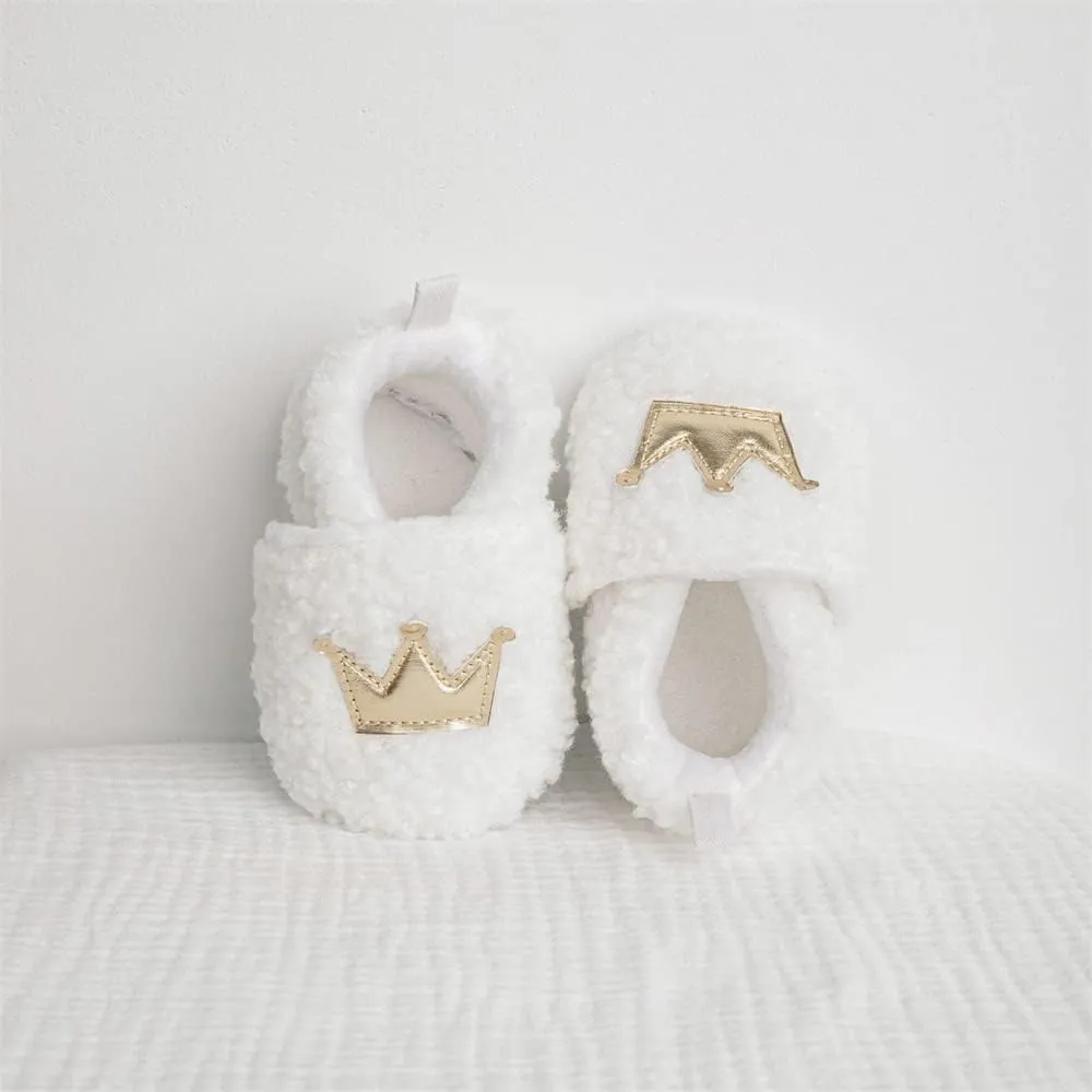 Meckior Save Beautiful Cute Cartoon Infant Unisex Baby Warm Cotton Anti-Slip Soft Sole First Walkers Shoes