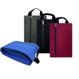 Melange Nylon Shoe Pouch