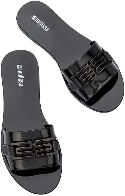 Melissa Babe M Chic Slide Sandals for Women – Stylish and Lightweight Slip-On with Comfortable Footbed, Durable MelFlex PVC, and Signature bubblegum Scent