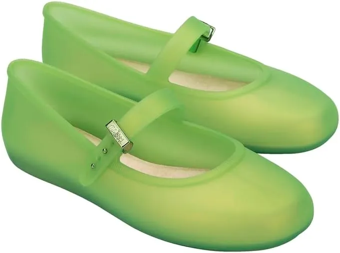 Melissa Soft Ballerina Collection - Seasonless Flats for Women - Classic Ballet Style with Adjustable Strap - Light-as-Air PVC Construction - Soft Foam Insole - Bubblegum Scent