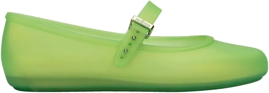 Melissa Soft Ballerina Collection - Seasonless Flats for Women - Classic Ballet Style with Adjustable Strap - Light-as-Air PVC Construction - Soft Foam Insole - Bubblegum Scent