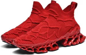 Men Women Sneakers Mesh Breathable Comfort Slip on Athletic Sport Trail Running Blade Walking Tennis Shoes