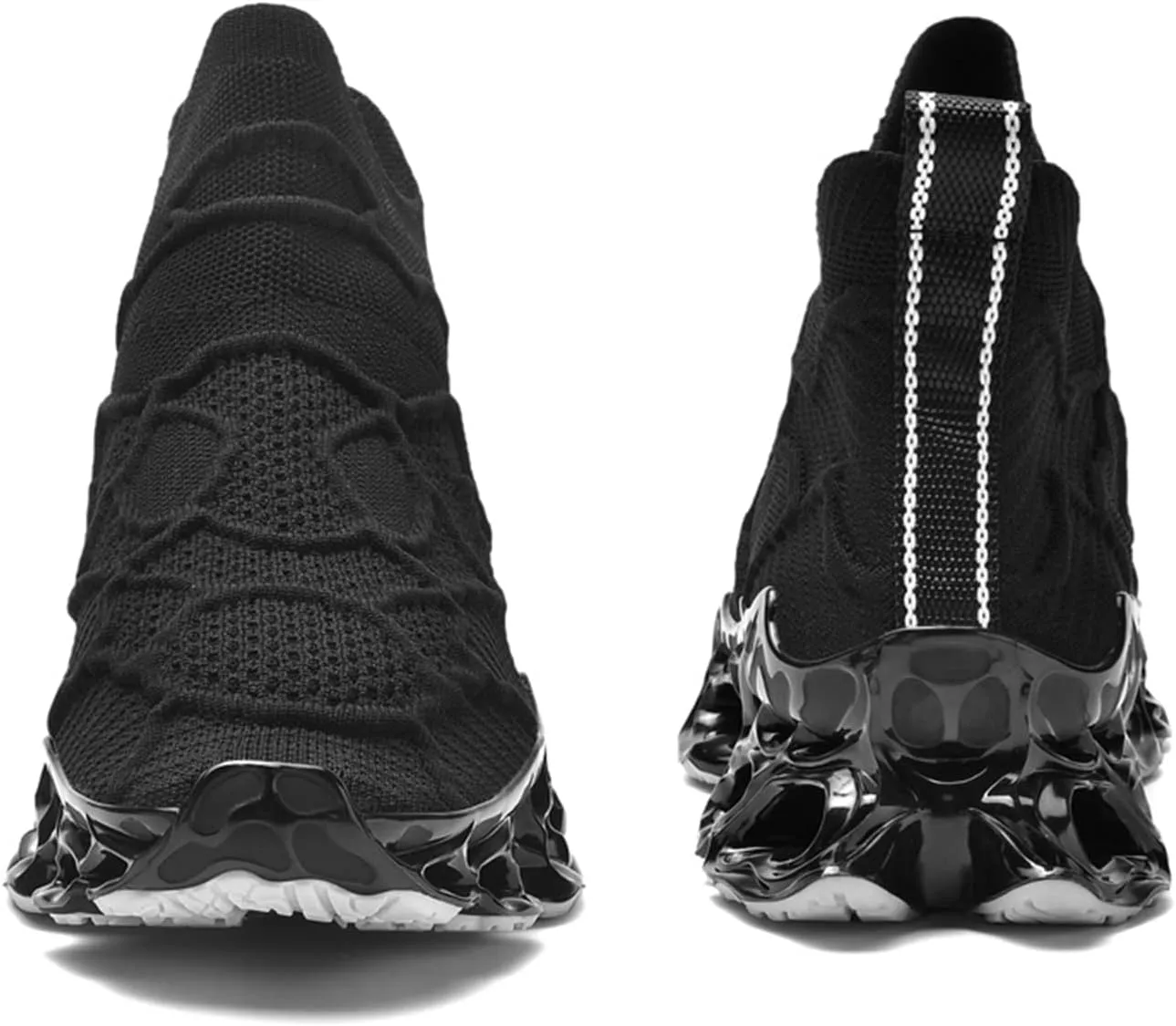 Men Women Sneakers Mesh Breathable Comfort Slip on Athletic Sport Trail Running Blade Walking Tennis Shoes
