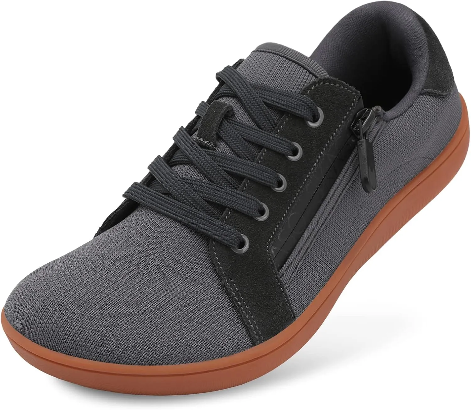 Mens Barefoot Walking Shoes Wide Toe Zero Drop Minimalist Shoes Comfortable Casual Shoes for Gym Driving Office