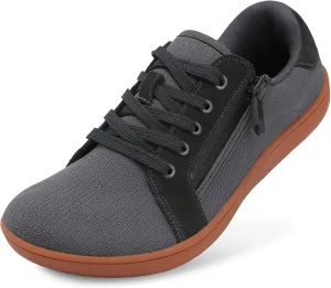 Mens Barefoot Walking Shoes Wide Toe Zero Drop Minimalist Shoes Comfortable Casual Shoes for Gym Driving Office
